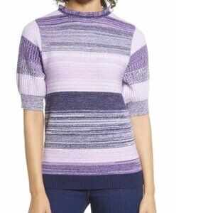 💥 Halogen Stripe Rib Sweater